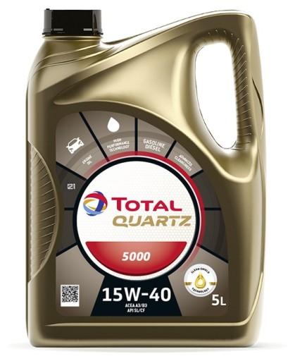 TOTAL TOTAL QUARTZ OIL 15W40 5л 5000 SL/CF / A3/B