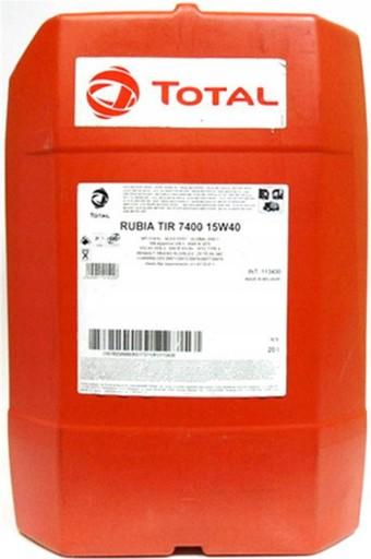 TOTAL RUBIA TIR 7400 15W40 20л