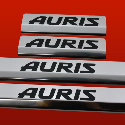 TOYOTA AURIS MK2 Накладки на пороги з нержавіючої сталі 304