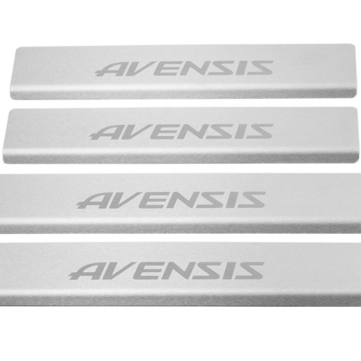 TOYOTA AVENSIS MK3 T27 TRD Бічні пороги Матове покриття Нержавіюча сталь