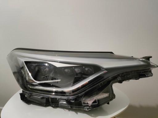 50-R-LHD 18686F 50-R, 81110-F4280-00, 81110F428000, FARBA F4-53, HEADLAMP FRONT LAMP RIGHT SIDE, LAMPA REFLEKTOR ŚWIATŁO, LED FULL LED LIGHT, LIFT FL FACELIFT, PRAWY PRZÓD PRAWA PRZEDNIA, TOYOTA CHR C-HR 2019 2020- - TOYOTA CHR C-HR LIFT ПЕРЕДНЯЯ ПРАВАЯ Л