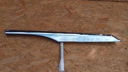 895B - TOYOTA COROLLA CROSS ХРОМИРОВАННАЯ ПОЛОСКА ВЕРХНЯЯ ЛЕВАЯ