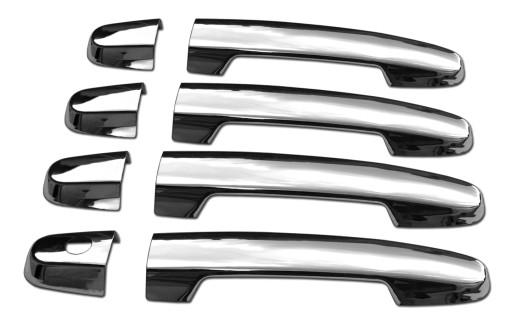 TOYOTA COROLLA E12 хромированные накладки на дверные ручки тюнинг