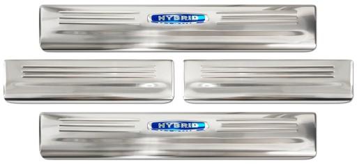 TOYOTA HIGHLANDER IV XU70 2019-НАКЛАДКИ НА ПОРОГИ