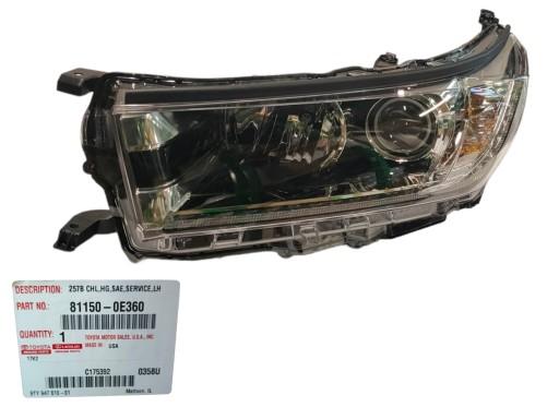 ФАРА ПЕРЕДНЯЯ ЛЕВАЯ TOYOTA HIGHLANDER 81150-0E360