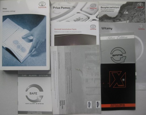 TOYOTA PRIUS III 2009-2011 Польська інструкція користувача TOYOTA PRIUS XW30 2009
