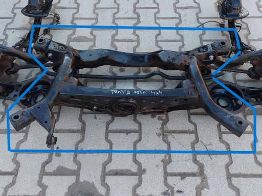 belkatyłzaw24565486 - Toyota prius iv 1.8eh гібрид 4x4 sled cradle задня підвісна підвіска