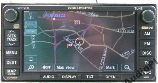 TOYOTA RAV4 AVENSIS GPS АУДИОМОДУЛЬ УКВ ГОЛОВКА