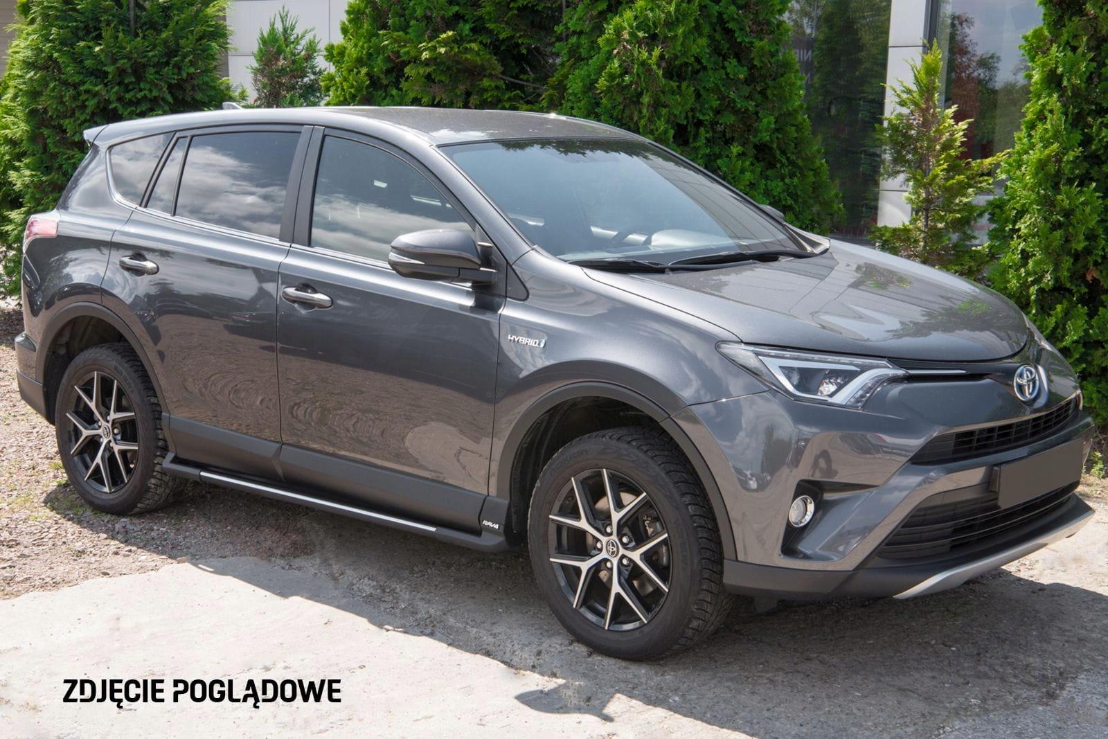 TOYOTA RAV4 IV XA40 2013-2018 БОКОВЫЕ ЮБКИ ПОРОГИ
