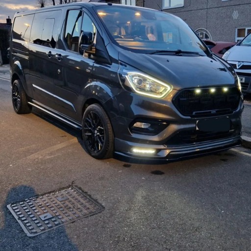 TRANSIT TOURNEO CUSTOM 2018-2023 СПІЛЕР ПЕРЕДНИЙ СПІЛЬЕР ПЛАСТИКОВИЙ