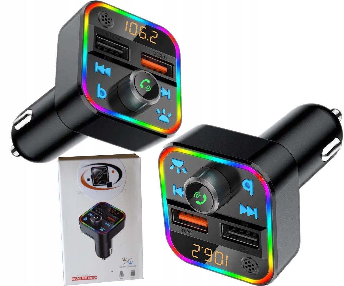 FM-передавач BLUETOOTH 12V потужний швидкий зарядний пристрій