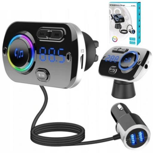 АВТОМОБИЛЬНЫЙ ПЕРЕДАТЧИК BLUETOOTH FM BC49BQ