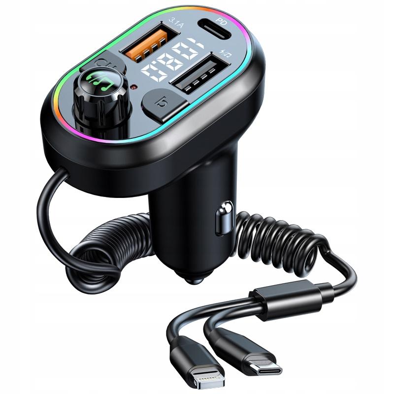 АВТОМОБІЛЬНИЙ ПЕРЕДАВАЧ USB BLUETOOTH PD ЗАРЯДНИЙ ПРИСТРІЙ