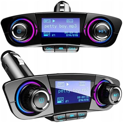 АВТОМОБІЛЬНИЙ USB-ПЕРЕДАВАЧ ДЛЯ МУЗИКИ FM BLUETOOTH