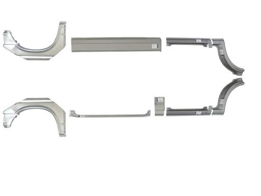 956641/42/01-5/02-5/83-- - Транспортер T4 90-порог ремонт крыло комплект