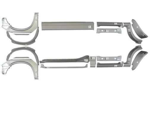 956641/42/41-1/42-1/01-5 - Транспортер T4 90-порог ремонт колесной арки комплект