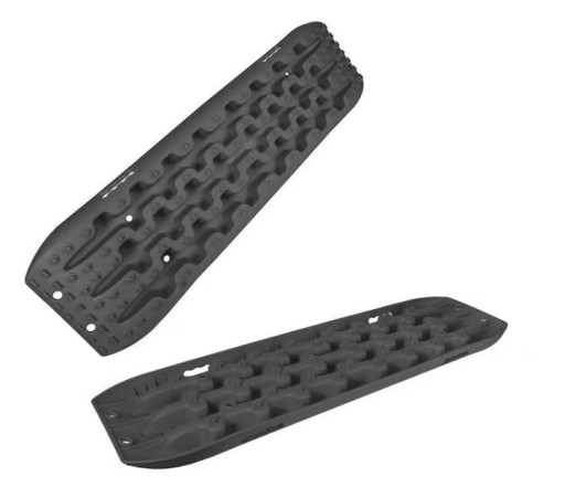 РЕМНИ ДЛЯ ГРЯЗИ ПЕСКА 4x4 OFFROAD черные 2 шт. шпалы для рампы 100см