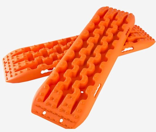 РЕМНИ ДЛЯ ГРЯЗИ ПЕСКА 4x4 OFFROAD оранжевый 2 шт. шпалы для рампы 100см