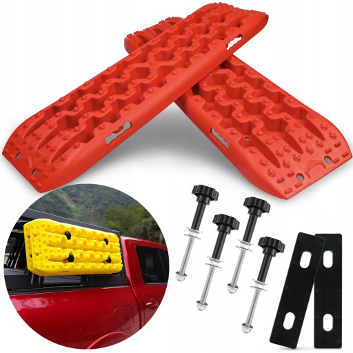 ПІСОК І ГРЯЗЬ СНІГ РЕМЕНІ X-BULL OFF-ROAD RED + МОНТАЖНІ КРОНШТЕЙНИ