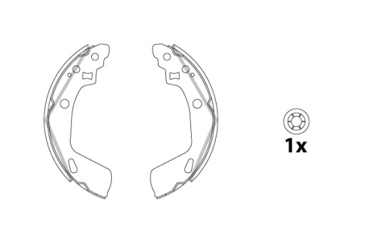 GS8865 - TRW GS8865 ТОРМОЗНЫЕ КОЛОДКИ.