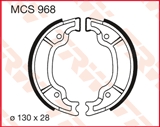 ICNT/MCS968/ZAPS - ТОРМОЗНЫЕ КОЛОДКИ TRW LUCAS (130X28MM) YFM 125 '04