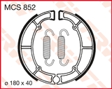 ICNT/MCS852/ZAPS - ГАЛЬМІВНІ КОЛОДКИ TRW LUCAS (180X40MM) (K709)