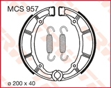 MCS957 - ГАЛЬМІВНІ КОЛОДКИ TRW LUCAS (200X40MM) (Y515)