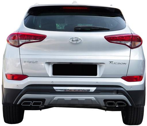 TUCSON 15-18 BUMPER SPLITS IMITATION OF EXHAUST