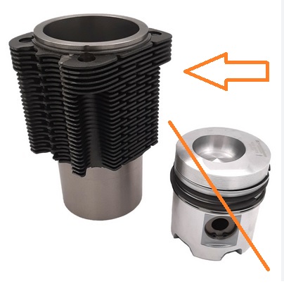 02101175, 02231924, - ВТУЛКА ЦИЛИНДРА ДВИГАТЕЛЯ DEUTZ FAHR FL912 F2L912 F3L912 F4L912 F5L912 F6L912