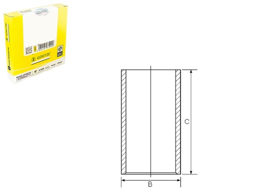 14-010900-00 - ВТУЛКА PERKINS 4.108 79 39MM GOETZE