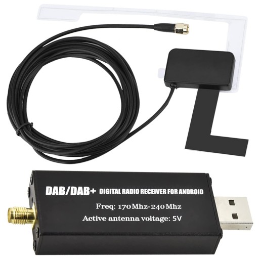 АДАПТЕР DAB-ТЮНЕРА ДЛЯ РАДИО С USB-СИСТЕМОЙ ANDROID