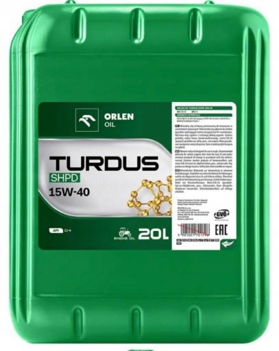 МОТОРНА МАСЛА TURDUS SHPD 15W40 20L ORLEN