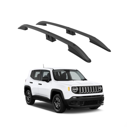 8682518038991 - РЕЙЛИНГИ НА КРЫШУ TURTLE CROWN для JEEP RENEGADE BU 2015 - 2024 Черный