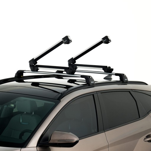 TURTLE SKI RACK APEX-4 Silver