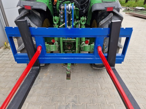 Рама ТУЗ для заднього візка + вила для трактора 2Т для палет + граблина навантажувача