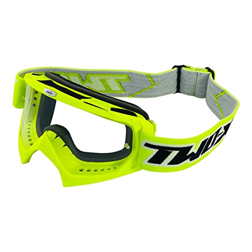 TWO - X Race Cross Goggle, графический MX неоновый желтый