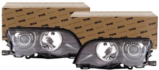 20-12326-05-2 - КОМПЛЕКТ ПЕРЕДНИХ ЛАМП TYC BMW 3 E46 КСЕНОН
