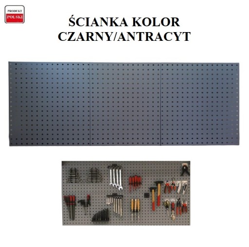 Дошка 1700 майстерня інструменти ПІДВІСИ настінна панель контейнери кольори