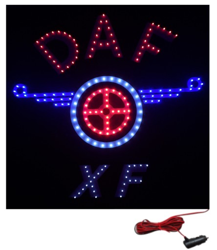 Світлодіодне табло DAF XF над кузовом TIR LKW TLDA-07