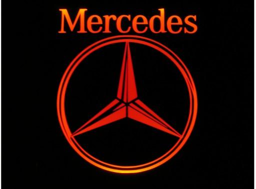 Светодиодная доска с логотипом Mercedes над кроватью панель LKW tir