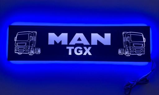 Світлодіодне табло MAN над ліжком з підсвічуванням кабіни TIR LKW