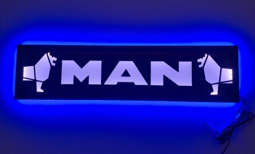 Світлодіодне табло MAN над ліжком з підсвічуванням кабіни TIR LKW