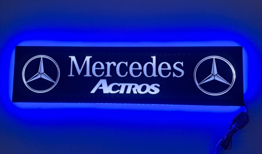 LED табло MERCEDES над ліжком з підсвічуванням салону TIR LKW