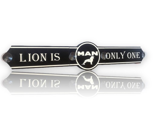 LED табло для вантажівки на вікно [MAN, LION IS ONLY ONE]