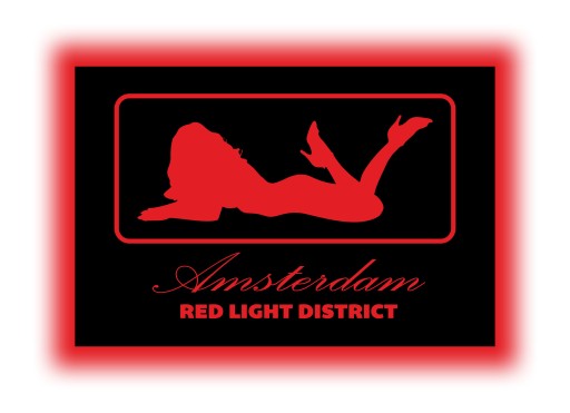 Led табло Tir RED LIGHT AMSTERDAM 24V з підсвічуванням над ліжком РІЗНІ ВЗЕРУНКИ
