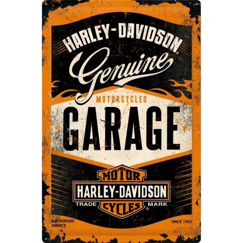 Табличка вывеска Harley-Davidson Garage 40x60 Nostalgic 24001