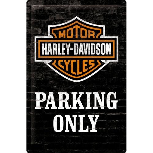 Табличка знак Harley-Davidson Парковка только 40x60 ностальгический 24010