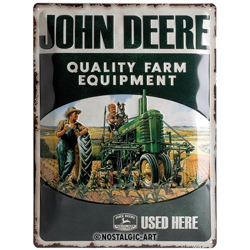 Вывеска JOHN DEERE Quality Farm Equipment 30x40 23137