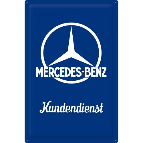 Табличка вывеска Mercedes-Benz Kundendienst 40x60 Nostalgic 24012