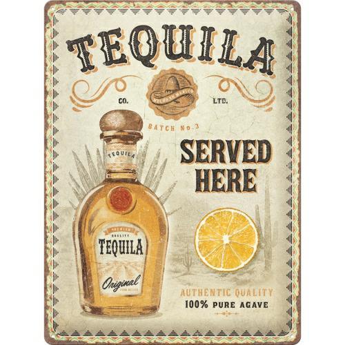 Табличка-вывеска Tequila Served Hier 30x40cm Nostalgic 23355